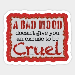 Bad Mood Sticker